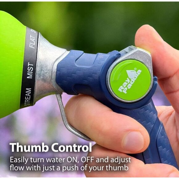 RAY PADULA Thumb Control Metal 8-Pattern Nozzle & Rear Trigger Comfi-Grip Metal - Picture 6 of 9